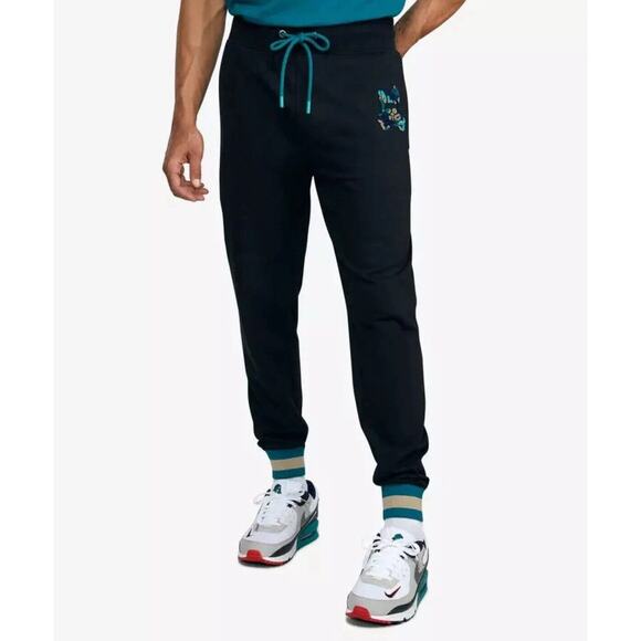 Psycho Bunny Howgate Camo Big & Tall Sweat Lounge Black Pants 6XL T NWT $145 - Picture 1 of 5